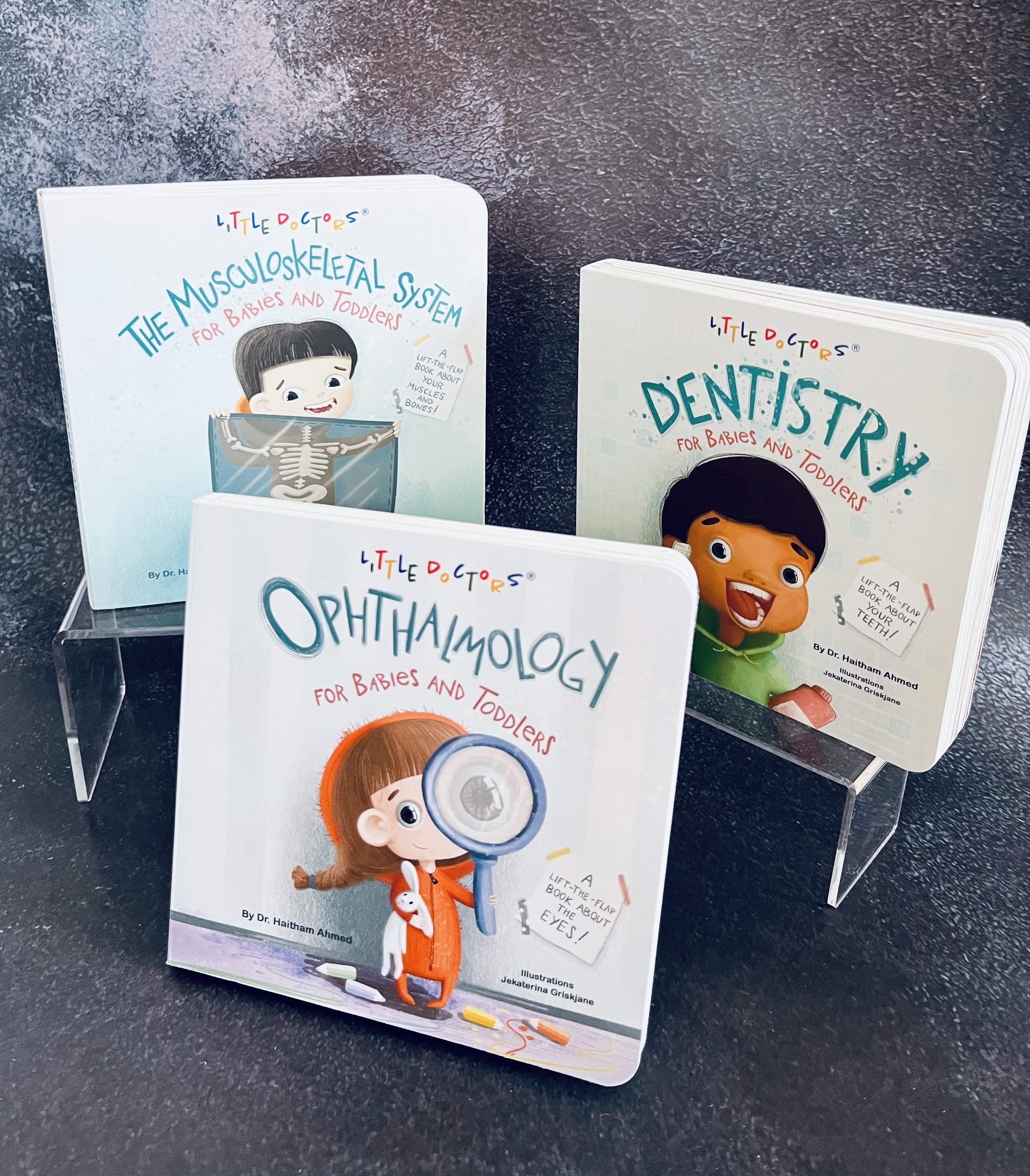 Little Doctors Lift-The-Flap Books Set - Ophthalmology, Dentistry, Musculoskeletal System